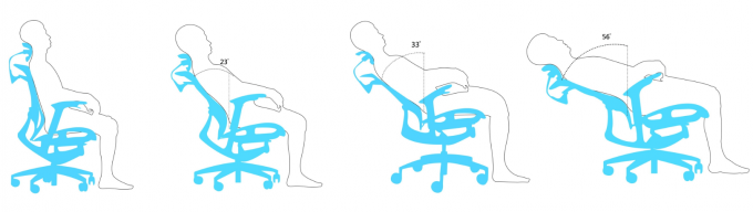 Silla de escritorio ejecutiva ergonómica de Wintex Mesh Back Ergonomic Chair 21.50KGS 0