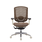 GTCHAIR Grey Frame Mesh Office Chair Ergonomic Middle Back Swivel Seating