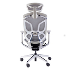 La altura de Dvary asienta la base pulida cómoda de Alu de la silla ergonómica de la oficina gris clara