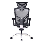 3D asiento ejecutivo ergonómico cromado reposacabezas de la oficina del eslabón giratorio de la silla 4D