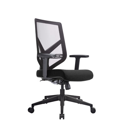 Sillas ergonómicas más de espalda de la tarea del proyecto de la silla del PA de Mesh Office Chair Black del eslabón giratorio
