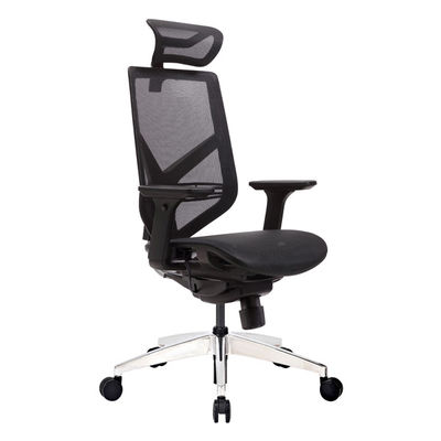 GTCHAIR pulió ergo la silla de escritorio de aluminio Mesh Ergonomic Office Chair lleno