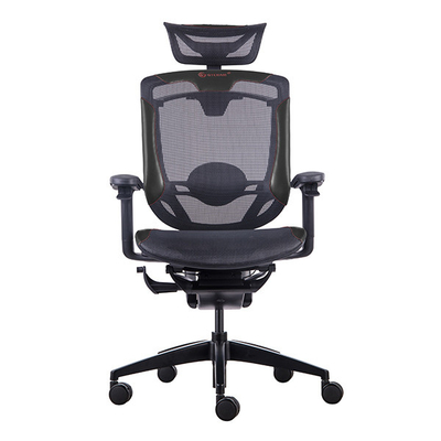 Apoyo lumbar ergonómico del escritorio de oficina del juego de GTCHAIR, compitiendo con silla ajustable trasera del juego del eslabón giratorio de la PC del cuero del estilo la alta