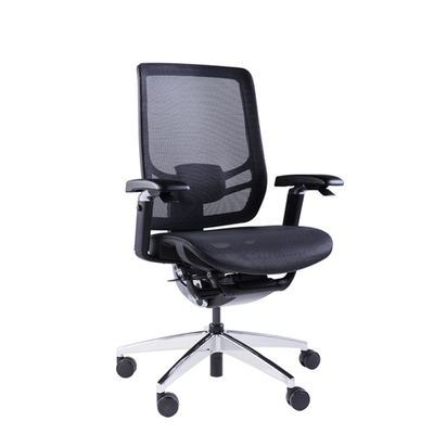 InFlex BIFMA Black Adjustable Office Seating Ergonomic Office Chair Swivel Manager Chair