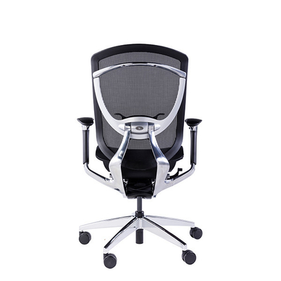 Mid Back  Ergo Office Chair Adjustable Lumbar Support Sync Sliding